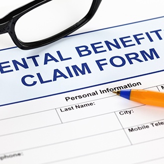 Dental insurance benefits paperwork